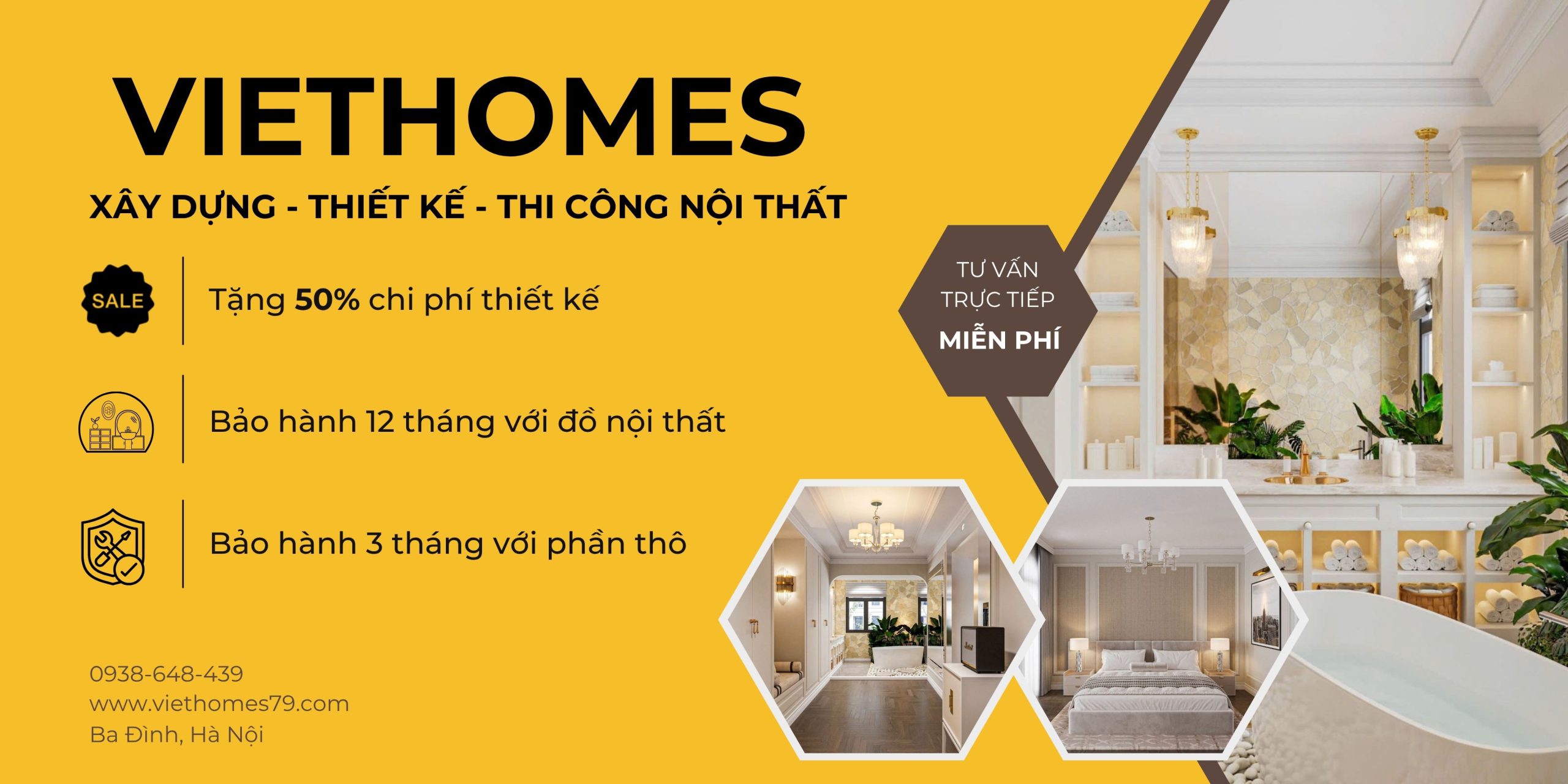 Thiết kế - thi công nội thất trọn gói
