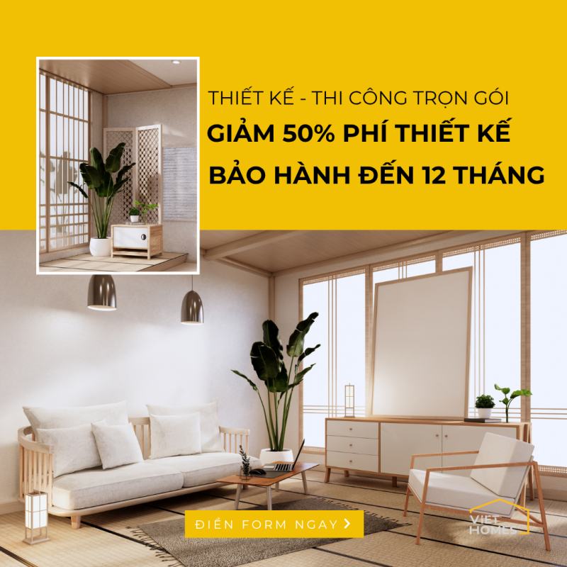 Chương trình khuyến mãi cho thiết kế và thi công